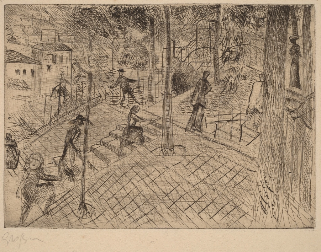 Montmarte (1913) by Rudolf Grossman